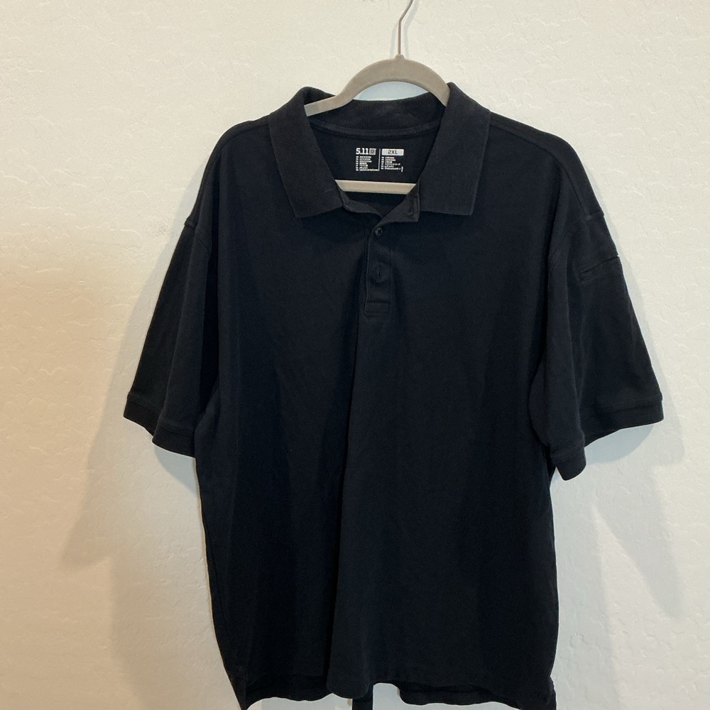 5.11 Tactical Navy Blue Polo Shirt 2XL Arm Pocket
